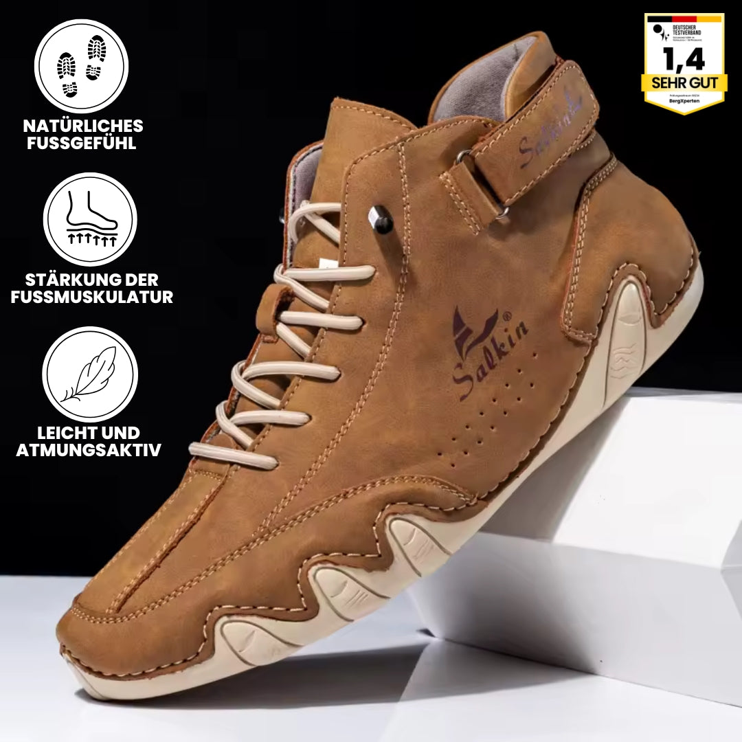 Alpaka - orthopädische, wasserdichte & rutschfeste Leder-Barfußschuhe für Schwangerschaft & Nachgeburt