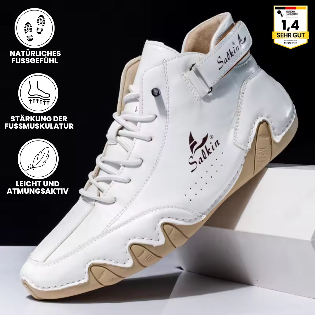 Alpaka - orthopädische, wasserdichte & rutschfeste Leder-Barfußschuhe für Schwangerschaft & Nachgeburt