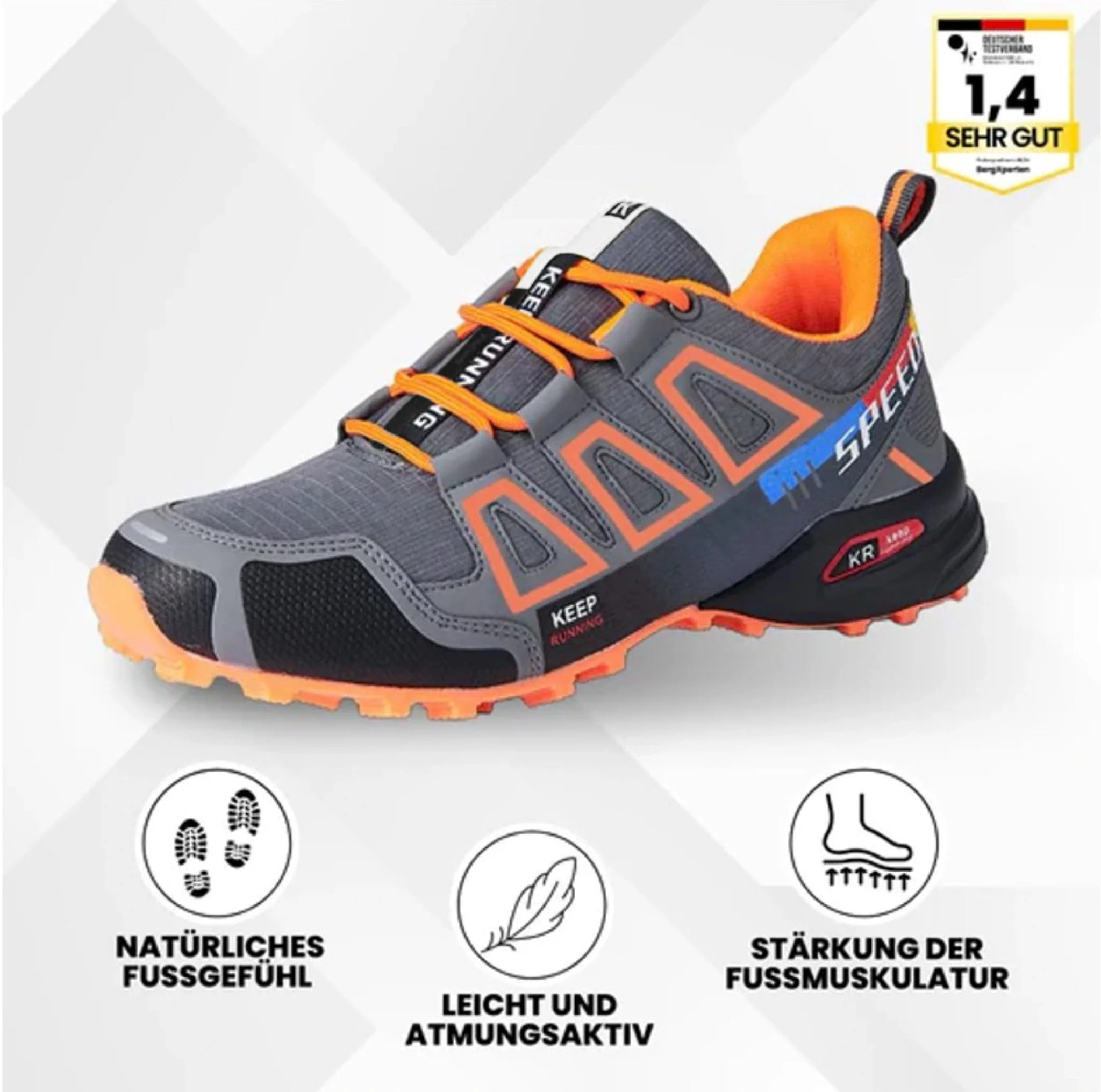 OrthoTrekking– Ergonomische Trekking u.-Wanderschuhe für Entlastung bei Rückenschmerzen & Gelenkproblemen
