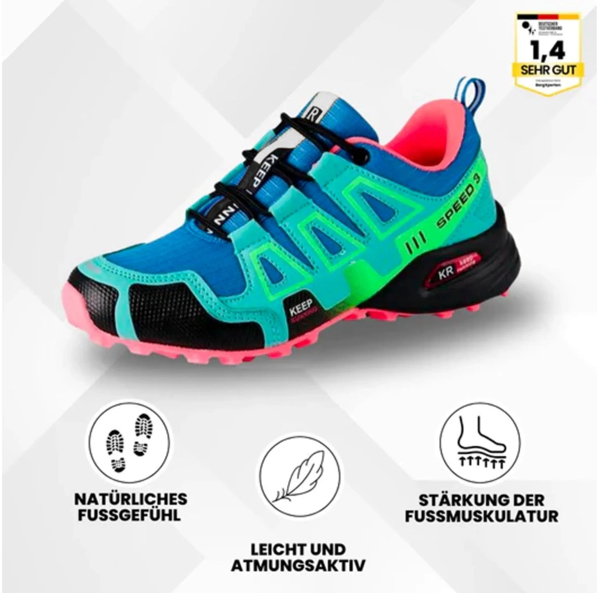 OrthoTrekking– Ergonomische Trekking u.-Wanderschuhe für Entlastung bei Rückenschmerzen & Gelenkproblemen