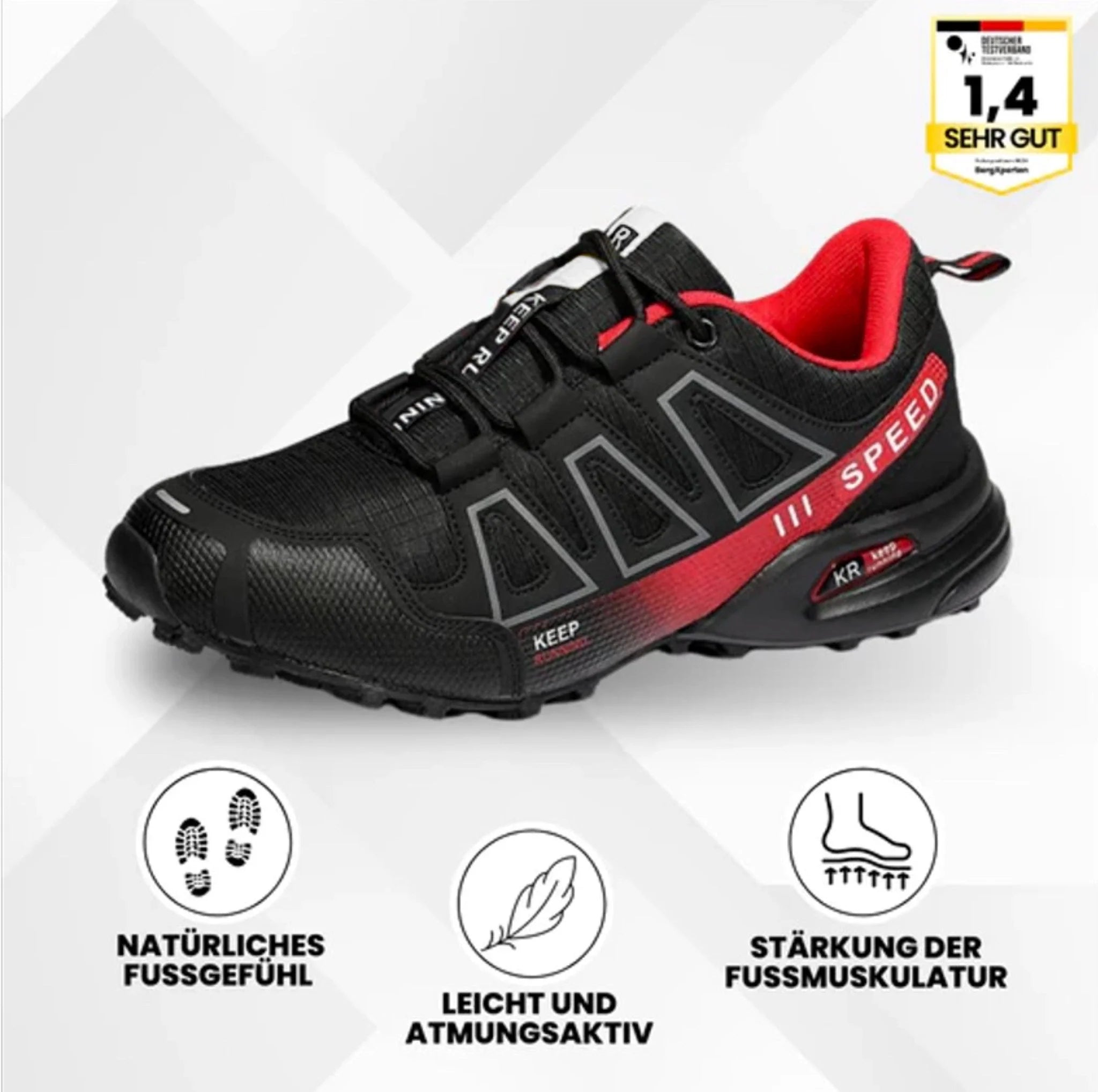 OrthoTrekking– Ergonomische Trekking u.-Wanderschuhe für Entlastung bei Rückenschmerzen & Gelenkproblemen