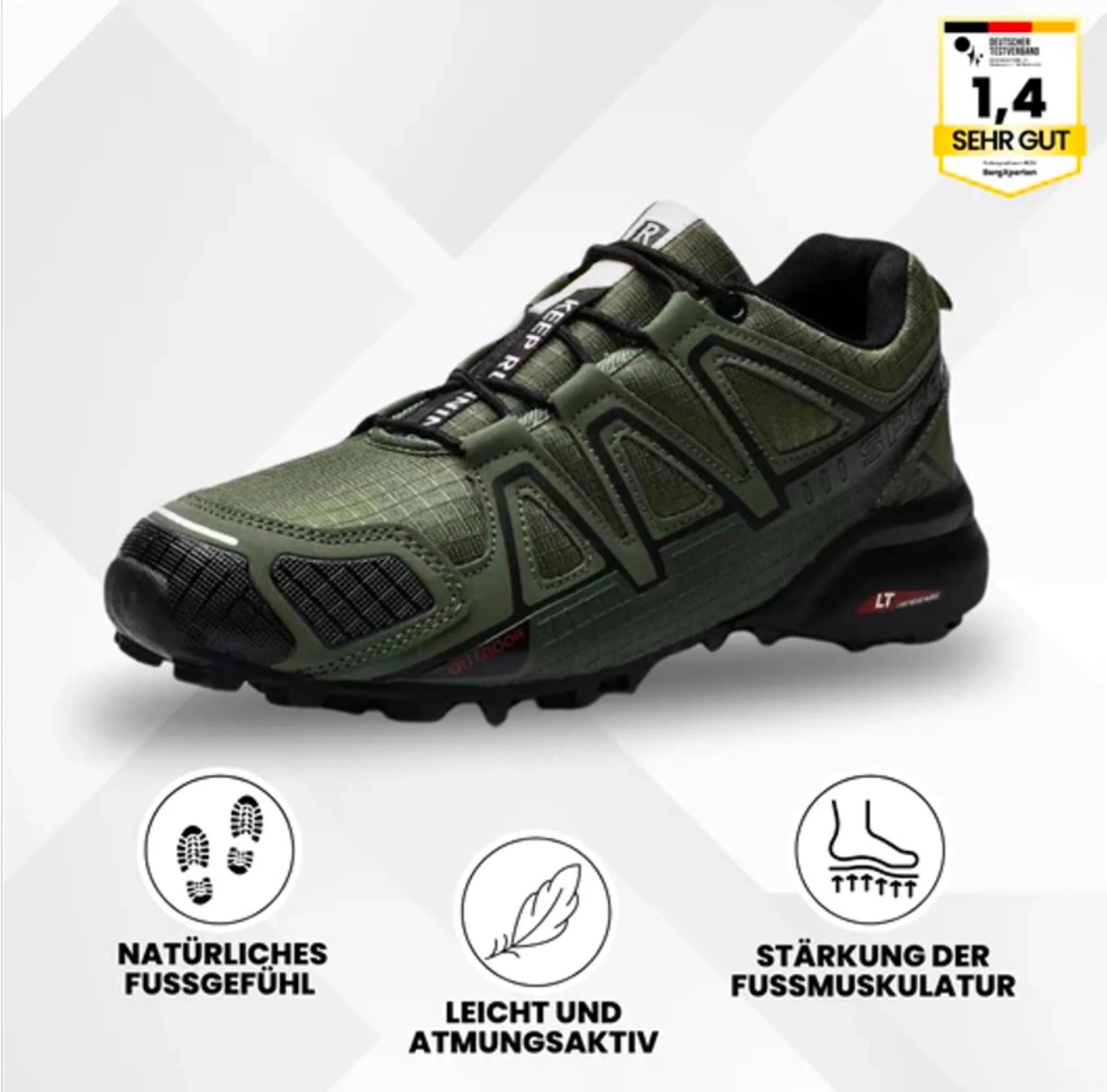 OrthoTrekking– Ergonomische Trekking u.-Wanderschuhe für Entlastung bei Rückenschmerzen & Gelenkproblemen